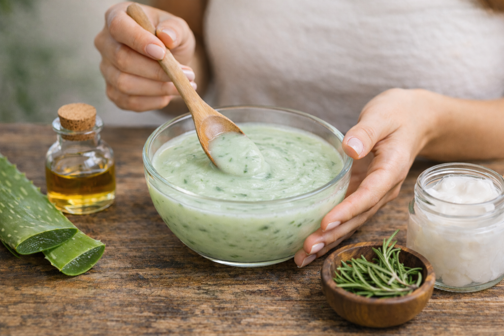 Mascarilla pelo largo